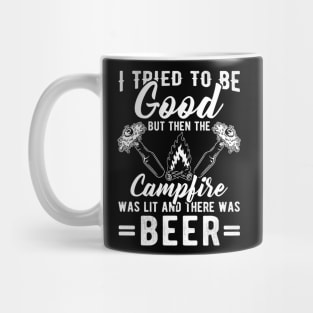 funny beer campfire gift camper Mug